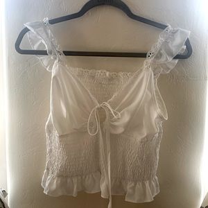 SHEIN Women’s Sleeveless Ruffle Strap Tank Top